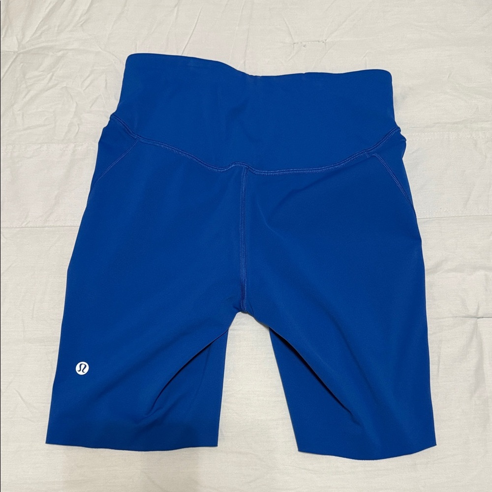 lululemon athletica Women's Vibrant Blue Bike Shorts